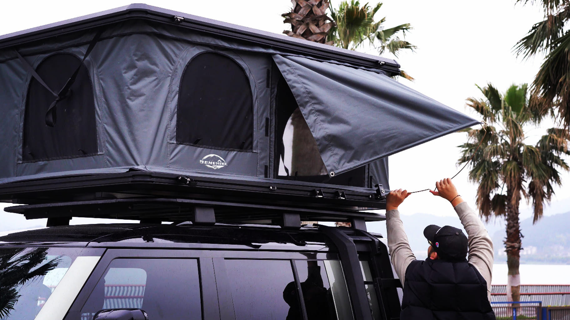 Setting Up Rooftop Tent By Yourself