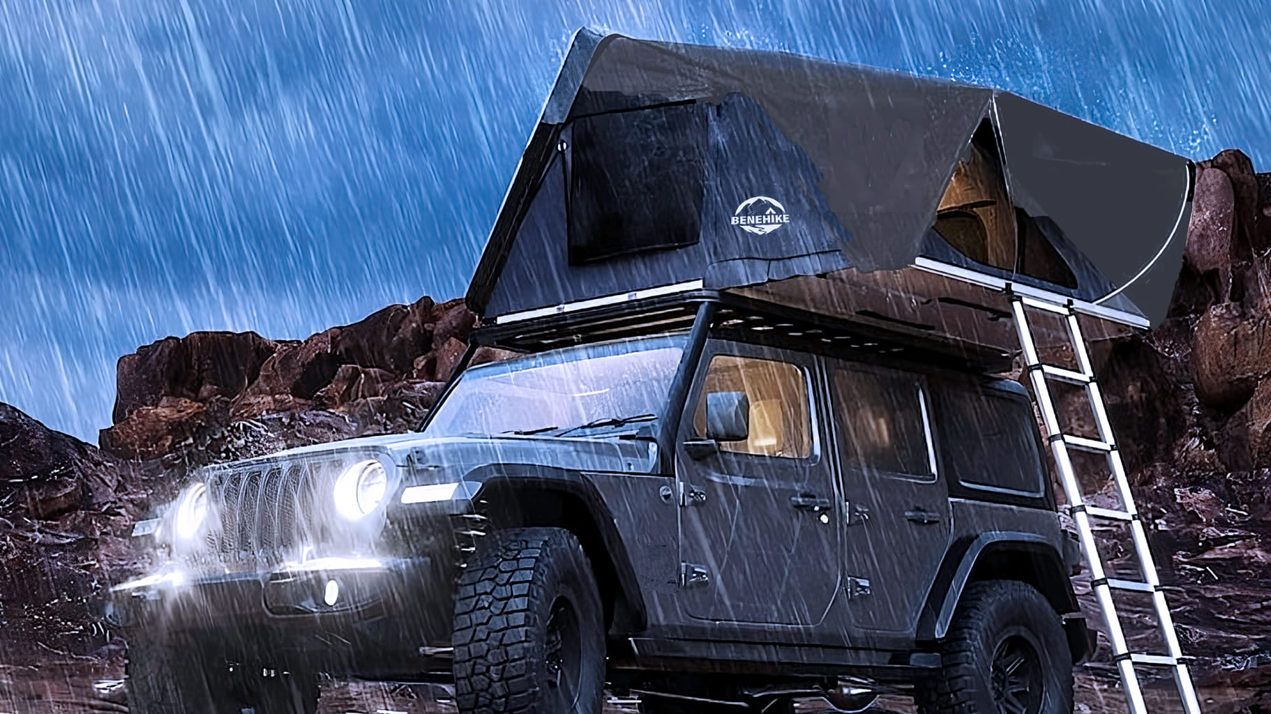 How to Stay Dry in the Rain with a Roof Top Tent