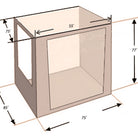 Annex Room for 55" Expanded Soft Shell Rooftop Tent - BENEHIKE