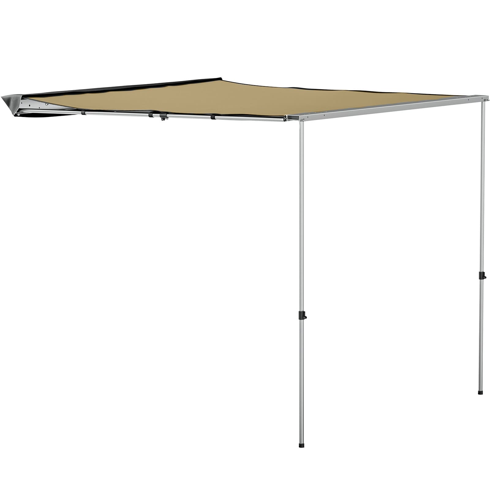 6.7' x 6.7' Car Side Awning, Soft Shell, Pull Out Rooftop Tent Shelter - BENEHIKE