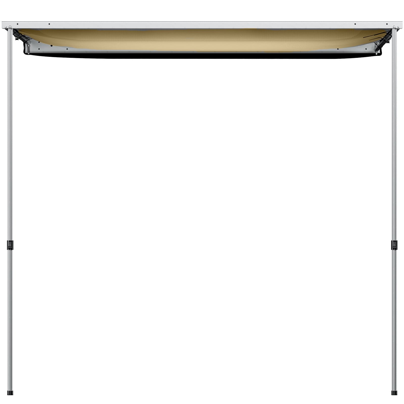 6.7' x 9.8' Car Side Awning, Soft Shell, Pull Out Rooftop Tent Shelter - BENEHIKE