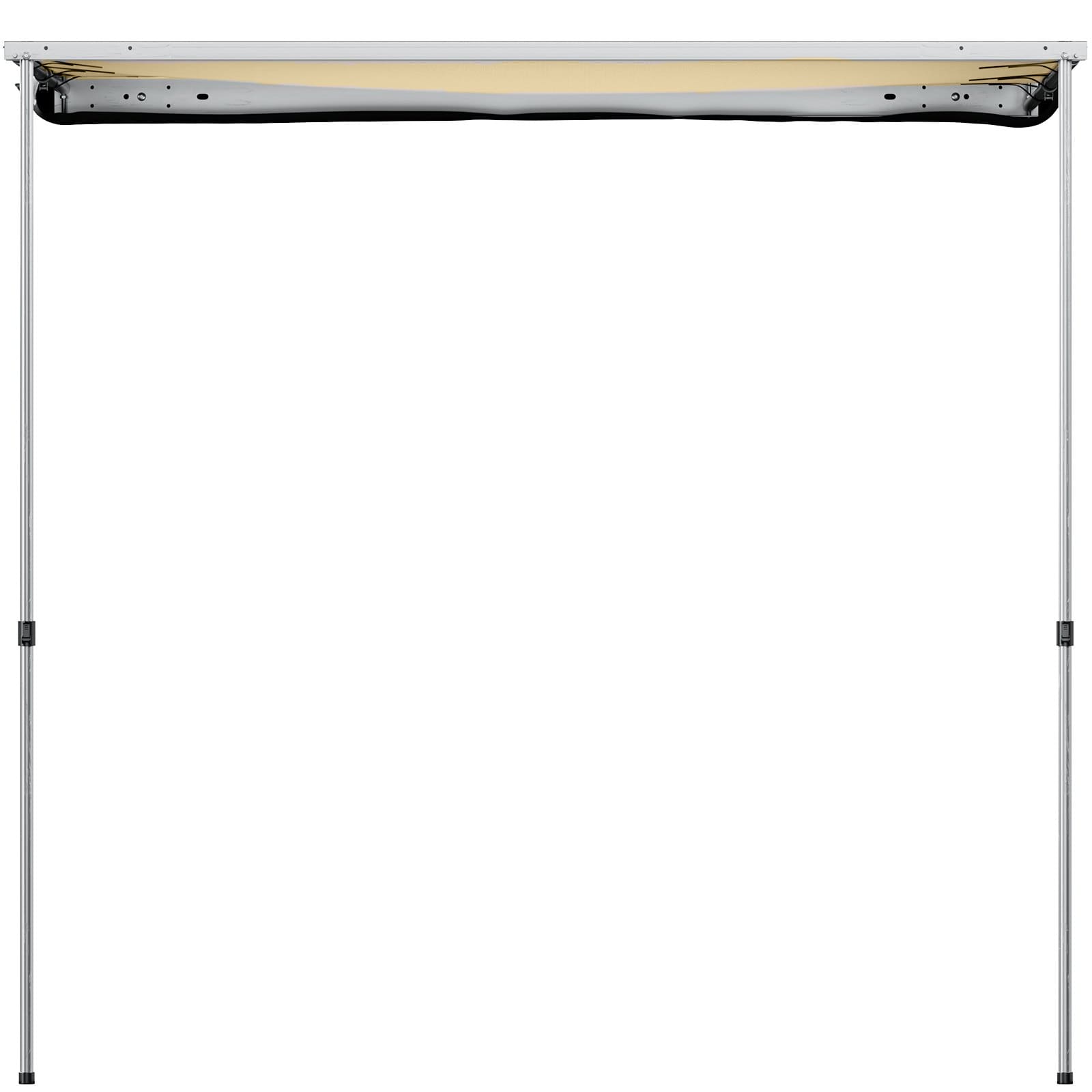 6.7' x 8.2' Car Side Awning, Soft Shell, Pull Out Rooftop Tent Shelter - BENEHIKE