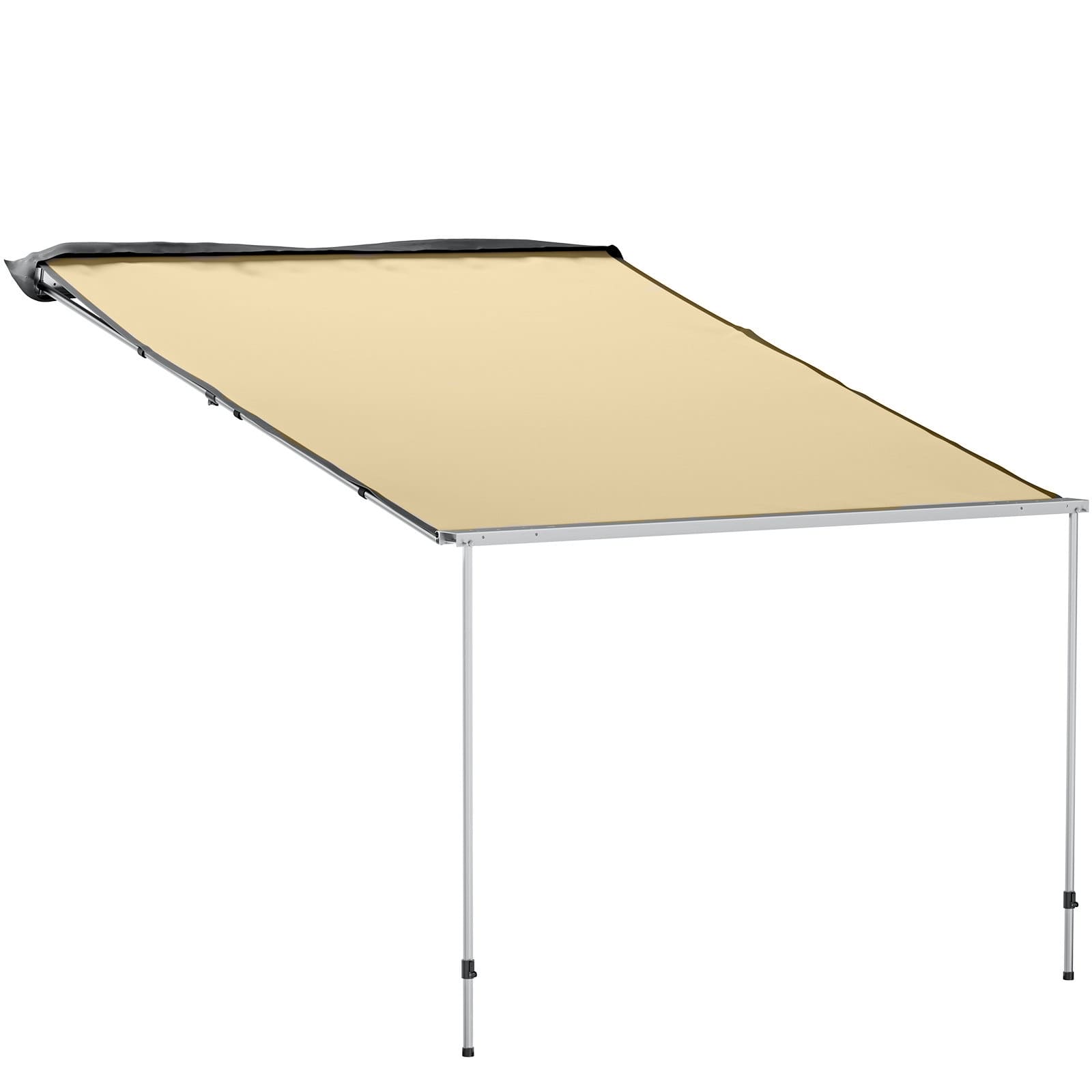 6.7' x 8.2' Car Side Awning, Soft Shell, Pull Out Rooftop Tent Shelter - BENEHIKE