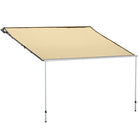 8.2' x 6.7' Car Side Awning, Soft Shell, Pull Out Rooftop Tent Shelter - BENEHIKE
