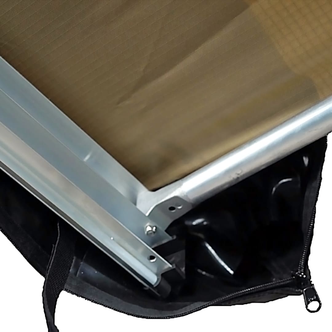 6.7' x 6.7' Car Side Awning, Soft Shell, Pull Out Rooftop Tent Shelter - BENEHIKE