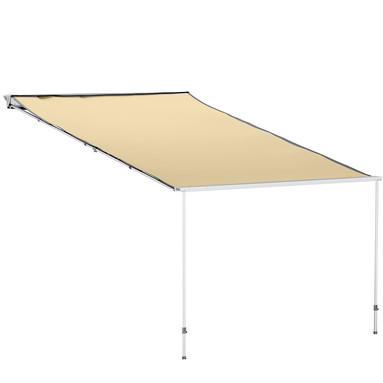 6.7' x 9.8' Car Side Awning, Soft Shell, Pull Out Rooftop Tent Shelter - BENEHIKE