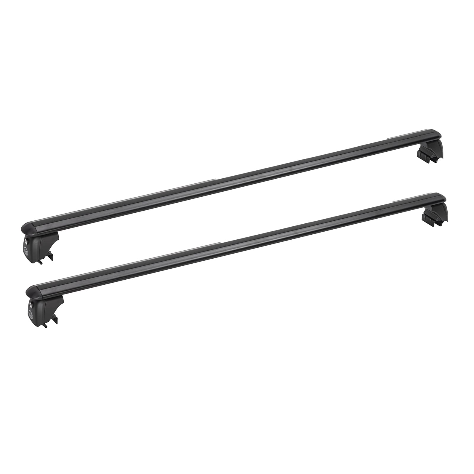 Winglet Universal Roof Rack System, Integrated Crossbar for Vehicles with Side Rails - BENEHIKE