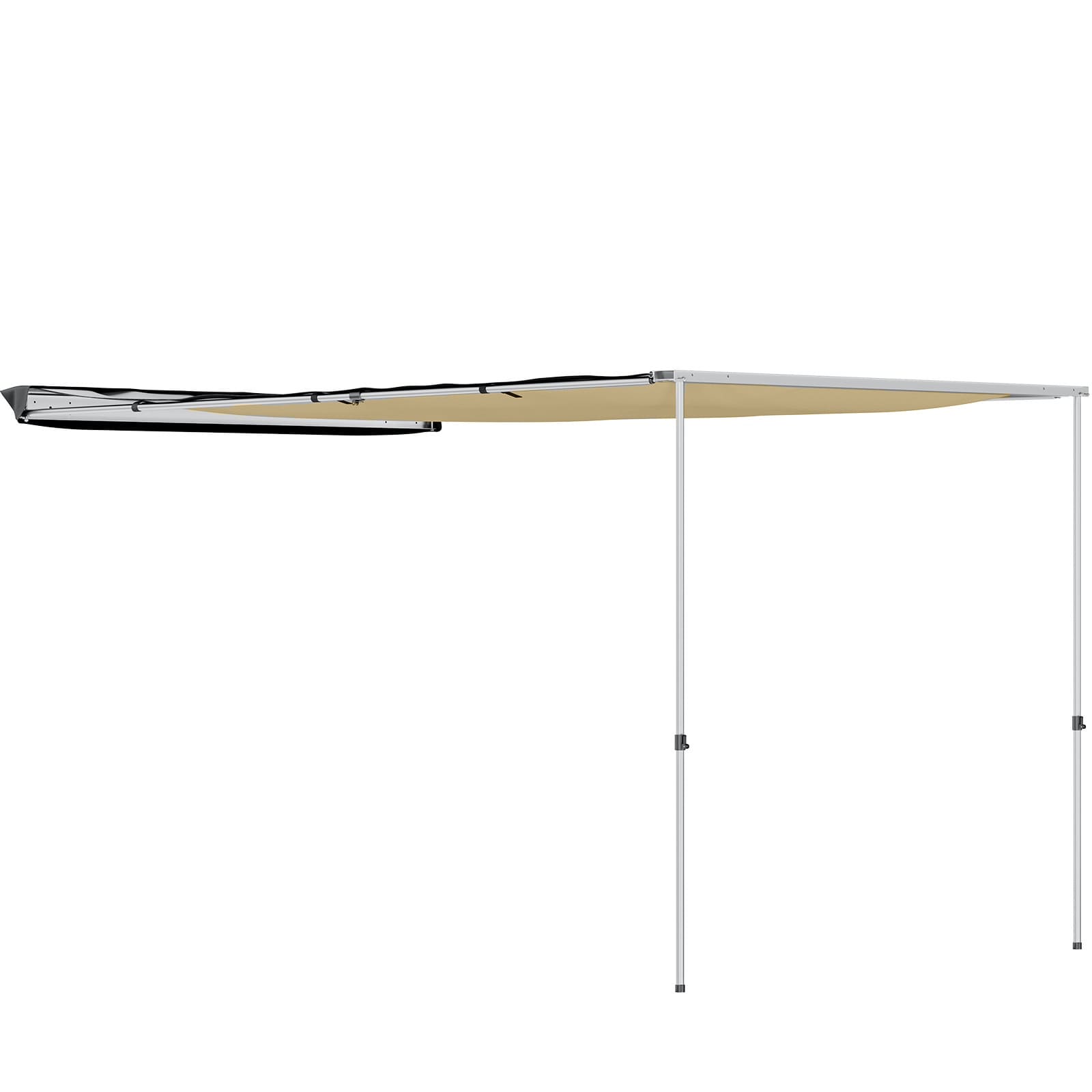 6.7' x 9.8' Car Side Awning, Soft Shell, Pull Out Rooftop Tent Shelter - BENEHIKE