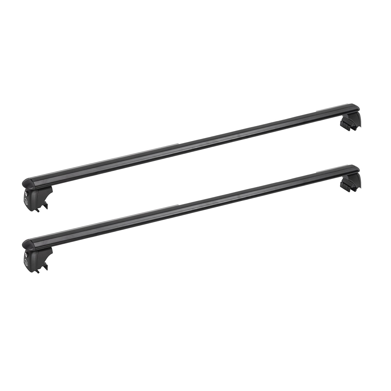 Winglet Universal Roof Rack System, Integrated Crossbar for Vehicles with Side Rails - BENEHIKE