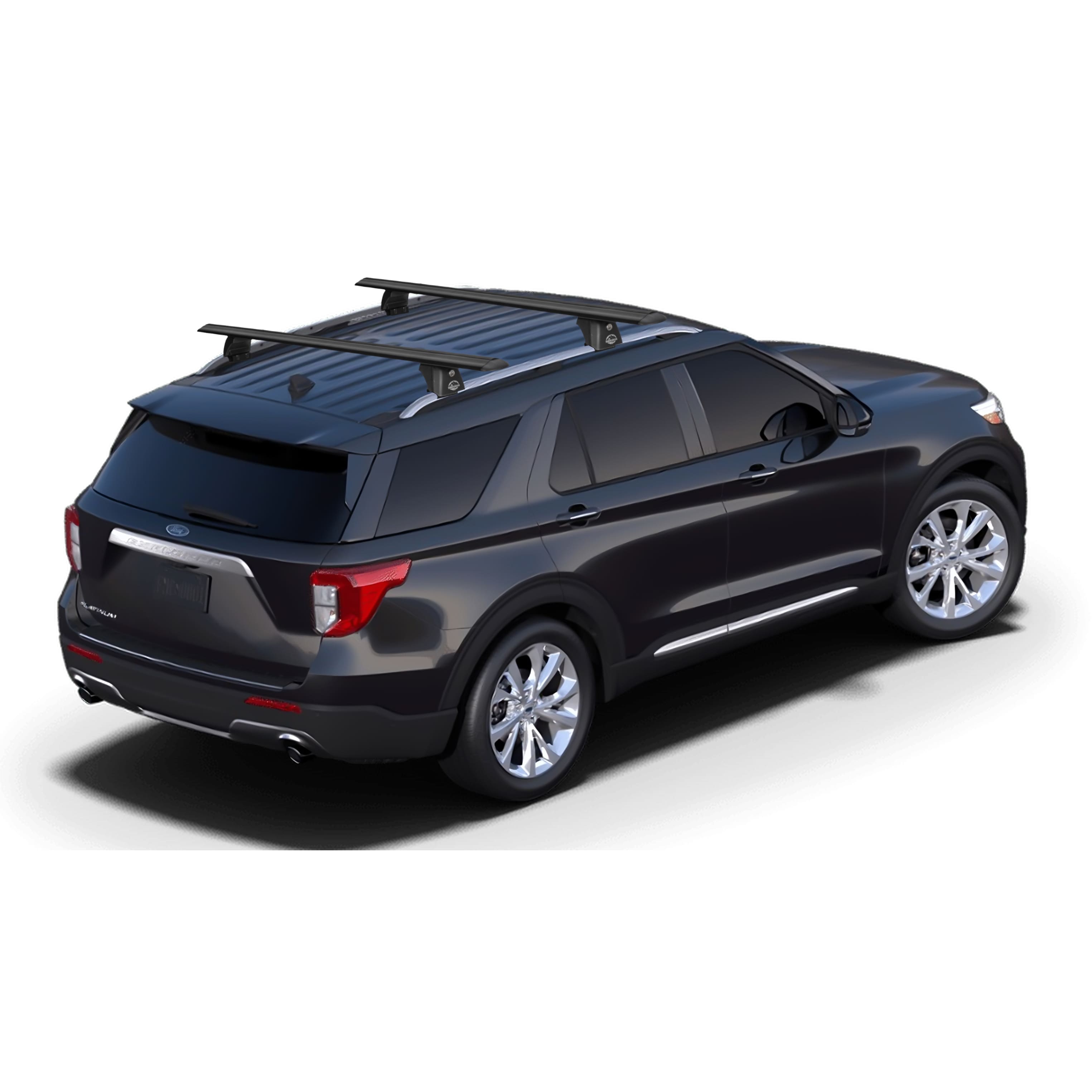 Winglet Universal Roof Rack System, Integrated Crossbar for Vehicles with Side Rails - BENEHIKE