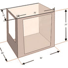 Annex Room for 75" Expanded Soft Shell Rooftop Tent - BENEHIKE