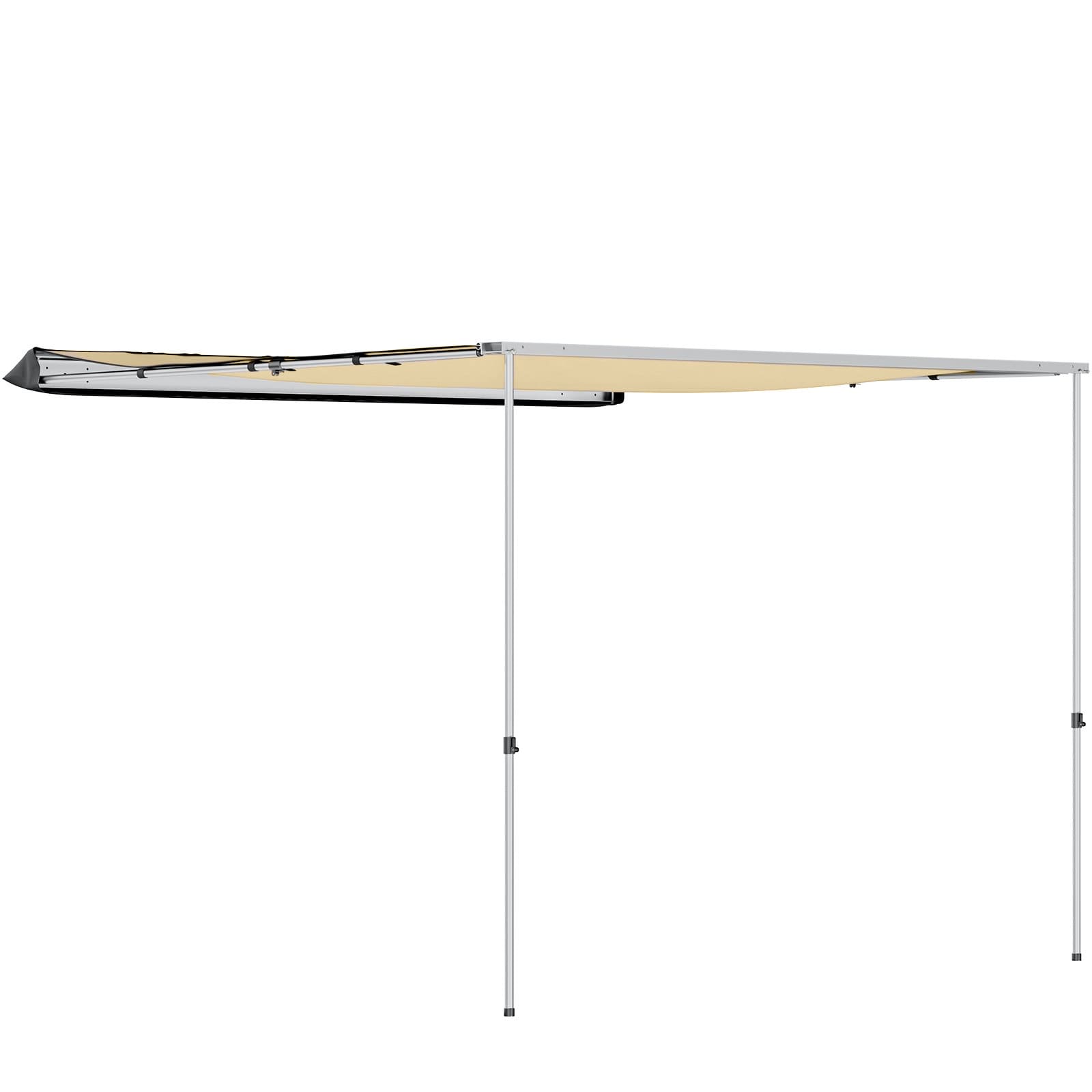 8.2' x 6.7' Car Side Awning, Soft Shell, Pull Out Rooftop Tent Shelter - BENEHIKE