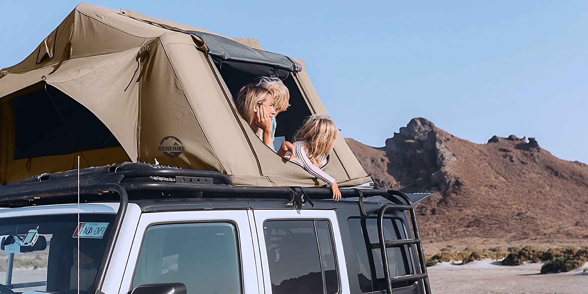 How to use a rooftop tent for camping more comfortably.