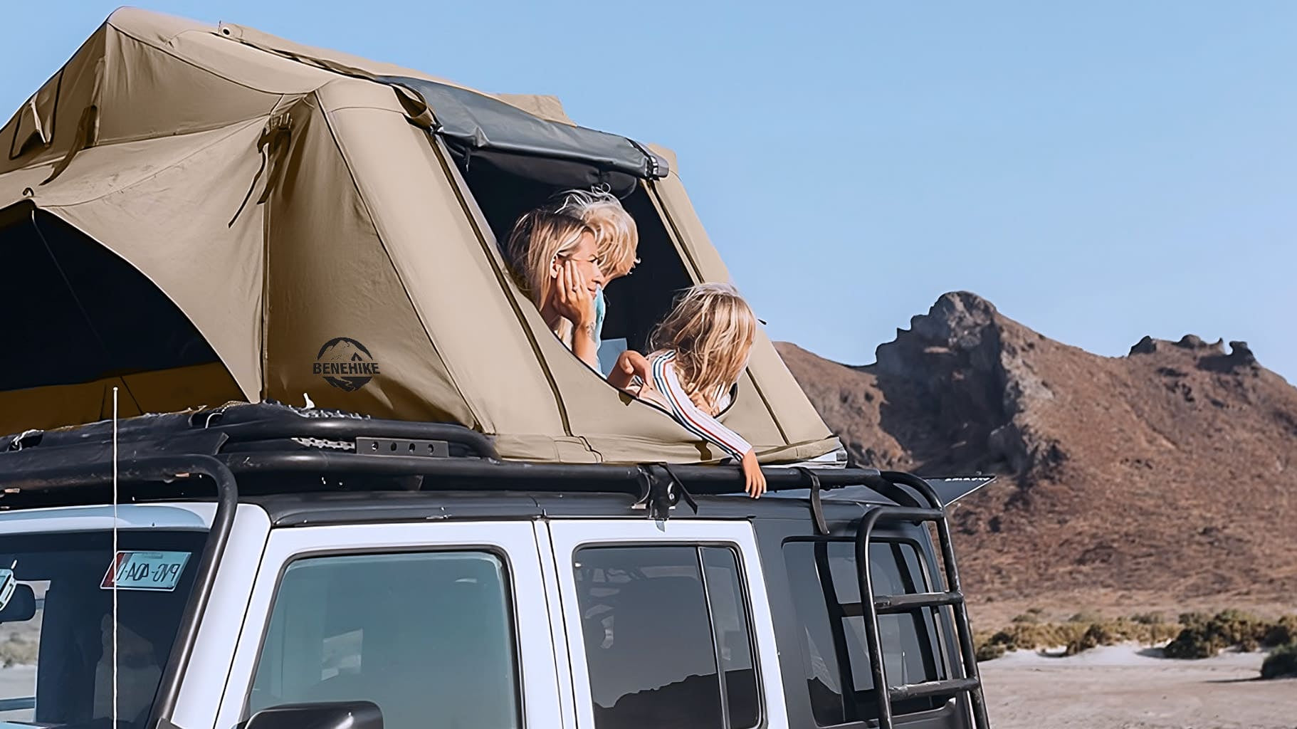 How to use a rooftop tent for camping more comfortably.