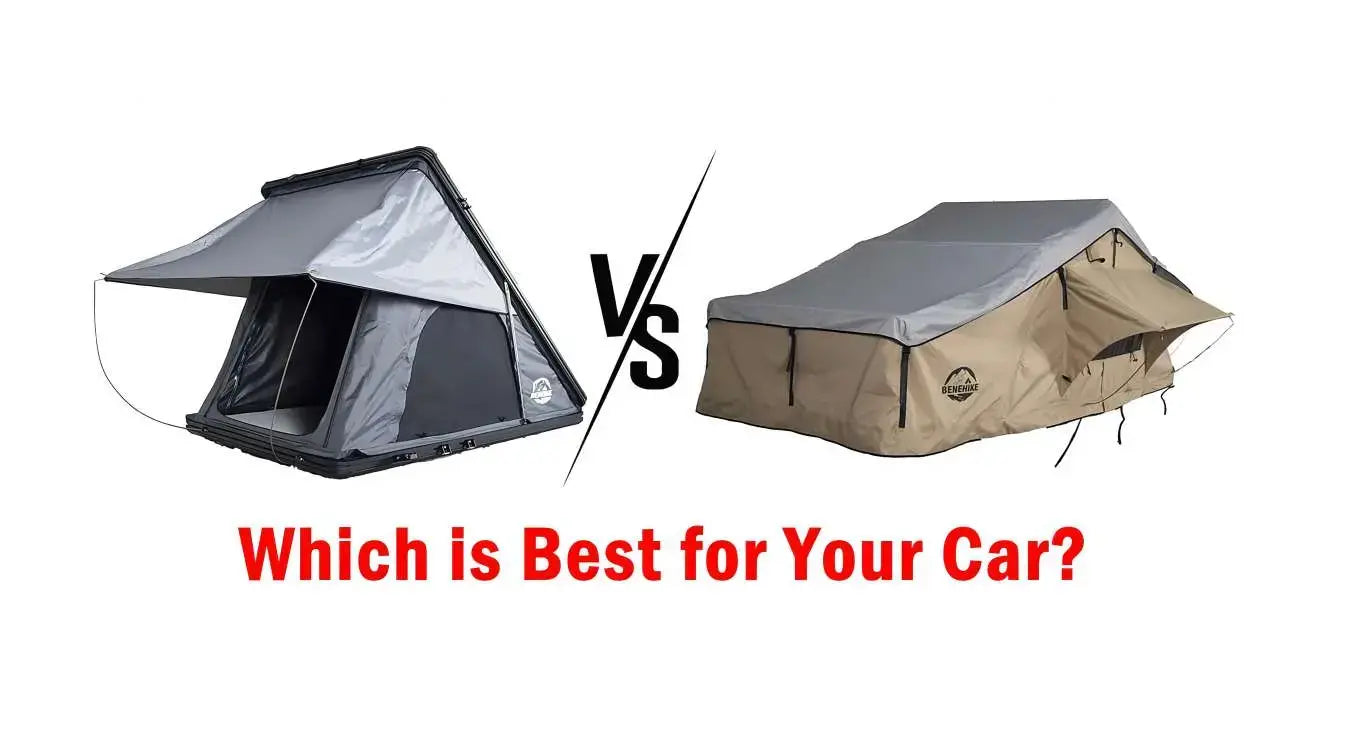 Which is best for your car, a hard shell or a soft shell rooftop tent?