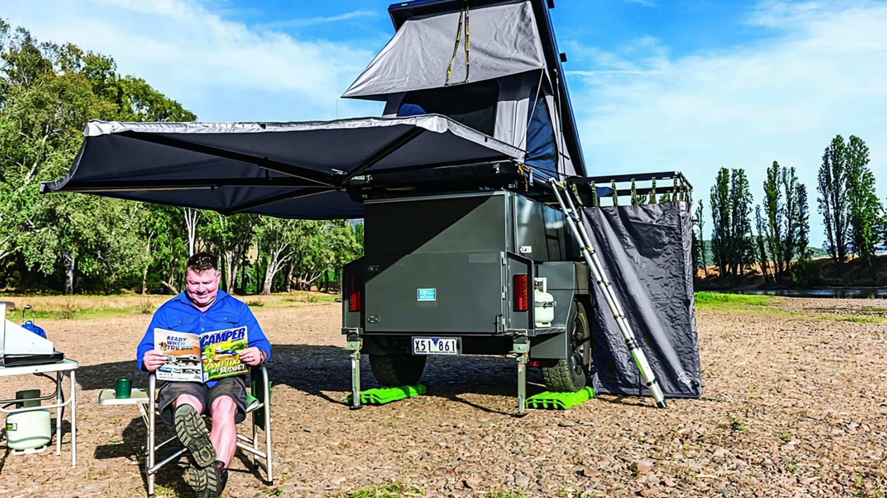 Enjoying Rooftop Tent Camping: Remoted Work Lifestyle Of Digital Nomad