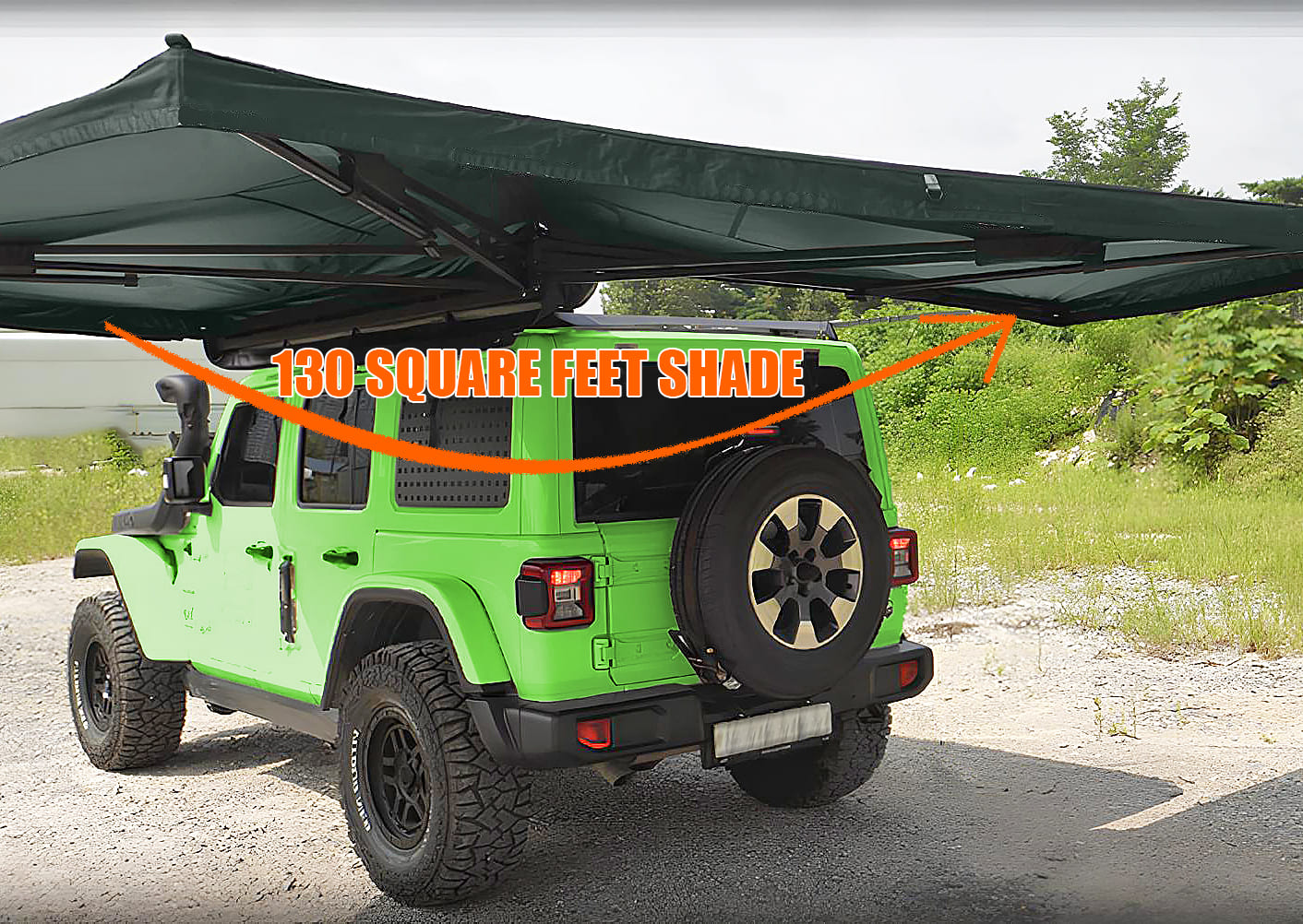 Jeep batwing online awning