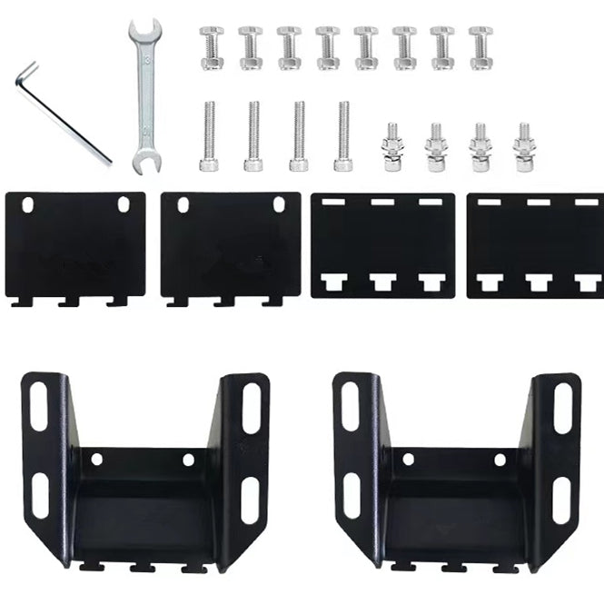 Car Side Awnings Bracket for Vehicles with Rails and No Rack - BENEHIKE