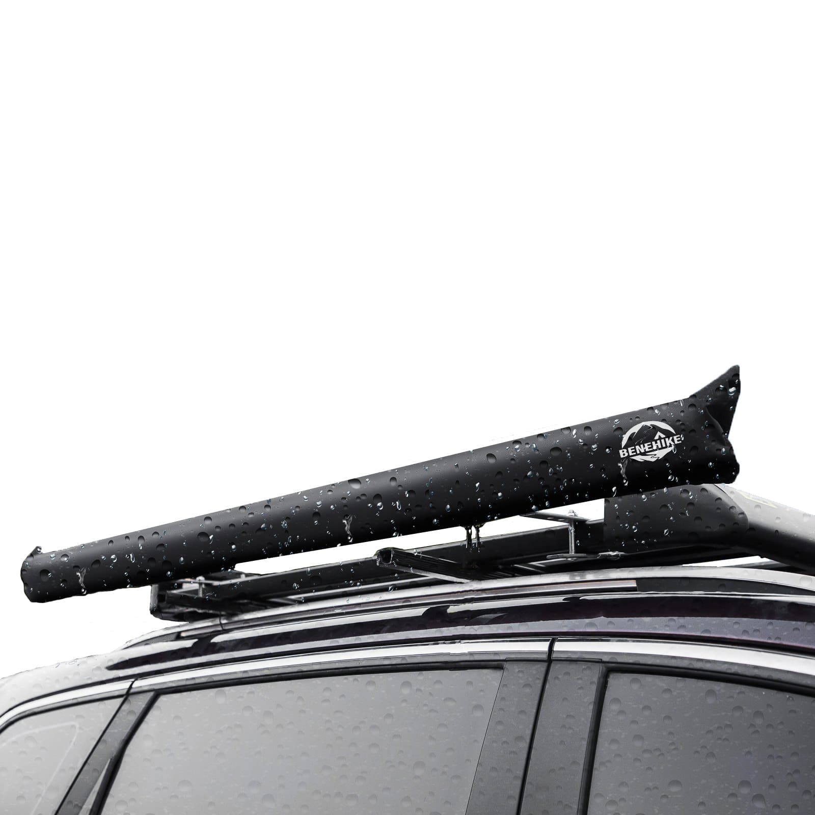 NOVSIGHT Car Side Awning 6.5x8.2ft – SUV Truck Rooftop Tent Sunshade, Gray