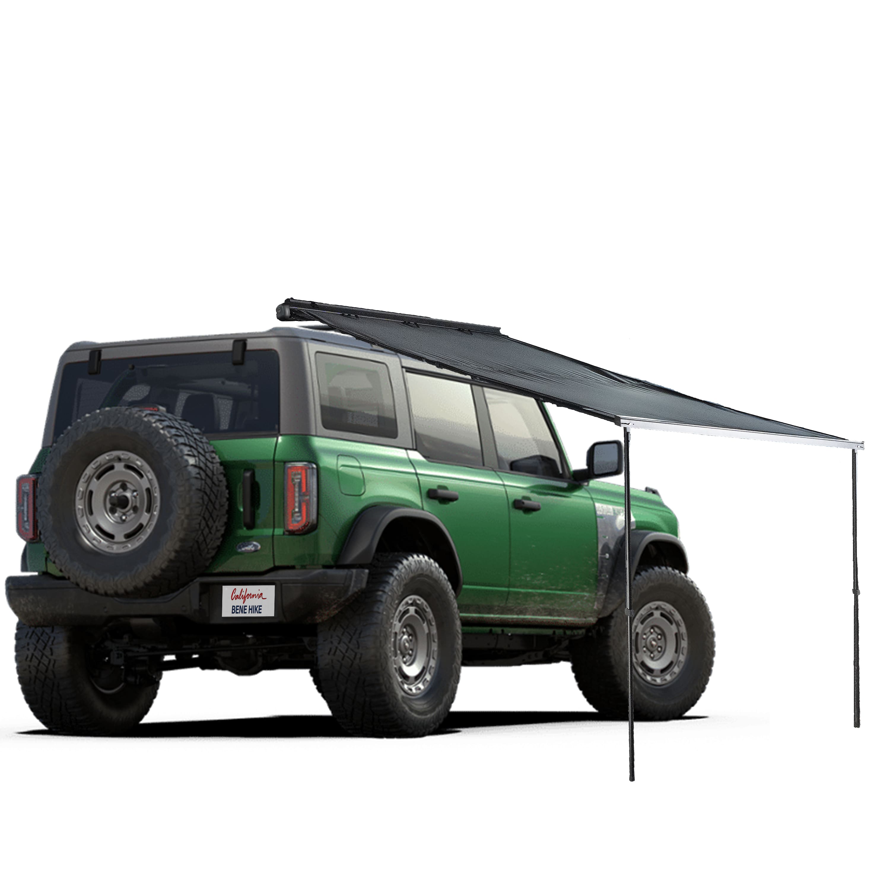 Aluminum Shell 8.2' x 8.2' Feet Car Side Awning, Pull Out Rooftop Tent  Shelter – BENEHIKE