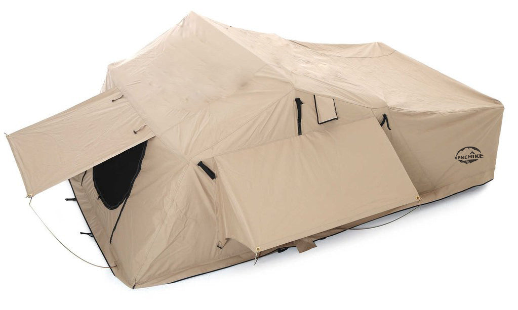 3~5+ Person Soft Shell Expanded Side Open Rooftop Tent - BENEHIKE