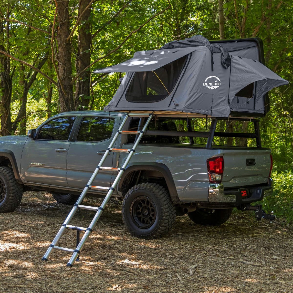 3 Person Hard Shell Rooftop Tent With Rainflys BENEHIKE