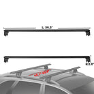 Winglet Universal Roof Rack System, Integrated Crossbar for Vehicles with Side Rails - BENEHIKE