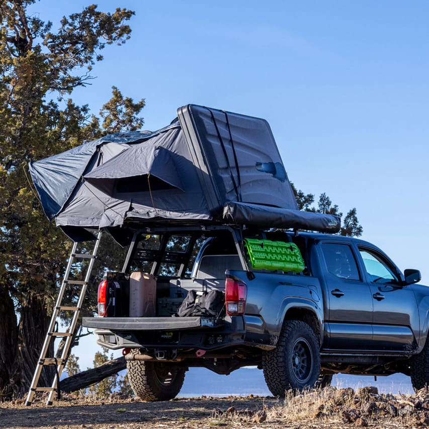 3 Person Hard Shell Rooftop Tent With Rainflys – BENEHIKE